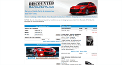 Desktop Screenshot of discountedmazdaparts.com